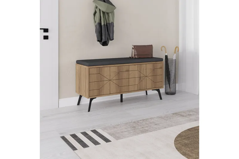 Dune Skoskap 107 cm - Brun - Oppbevaring - Skooppbevaring - Skoskap