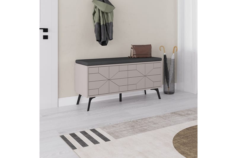 Dune Skoskap 107 cm - Brun - Oppbevaring - Skooppbevaring - Skoskap