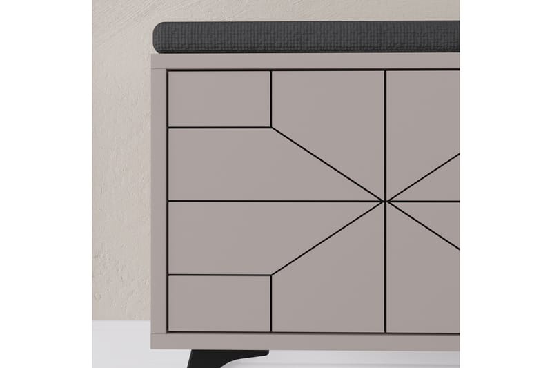 Dune Skoskap 107 cm - Brun - Oppbevaring - Skooppbevaring - Skoskap