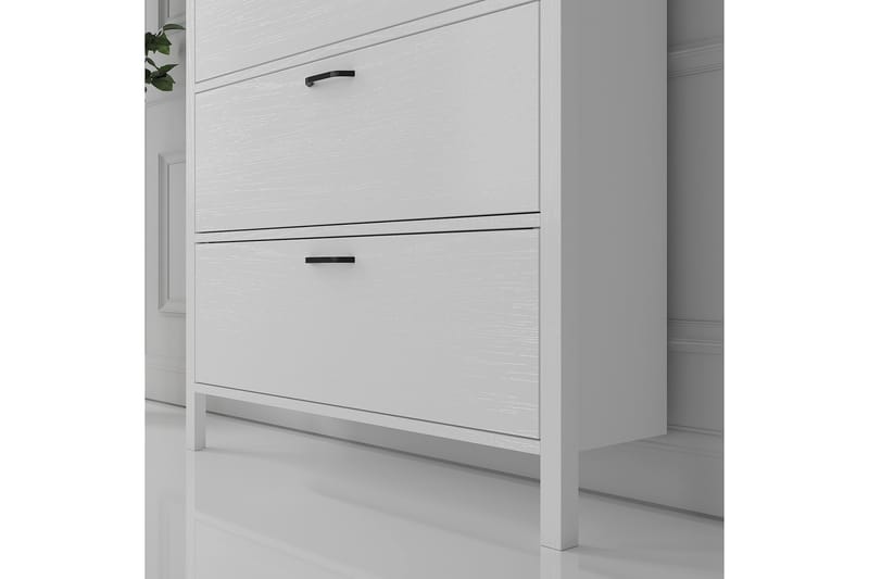 Elspet Skoskap 100 cm - Brun/Hvit - Oppbevaring - Skooppbevaring - Skoskap