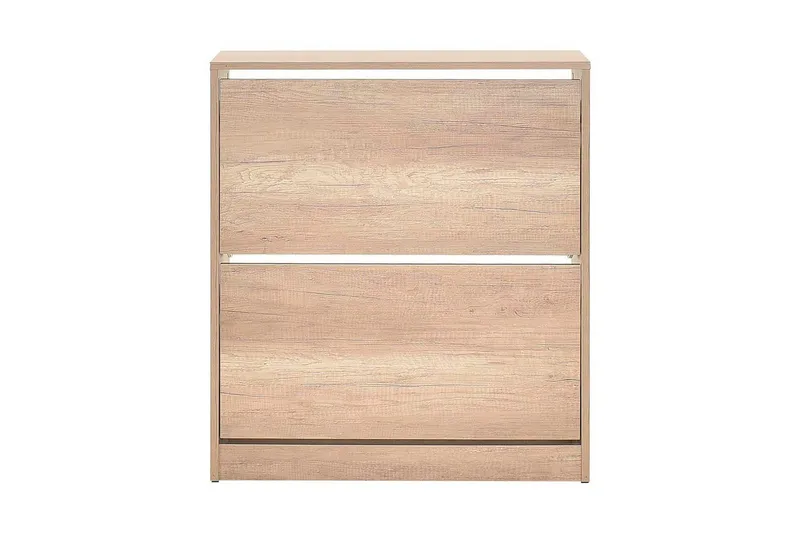 Evemarie Skoskap 73 cm - Lys brun - Oppbevaring - Skooppbevaring