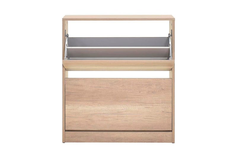 Evemarie Skoskap 73 cm - Lys brun - Oppbevaring - Skooppbevaring - Skoskap