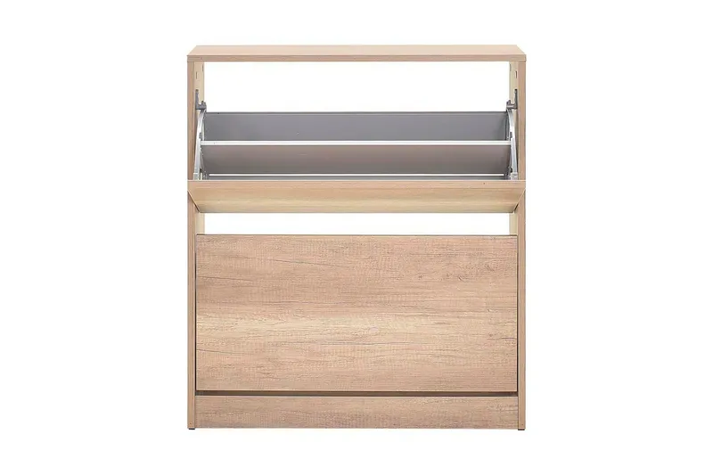 Evemarie Skoskap 73 cm - Lys brun - Oppbevaring - Skooppbevaring