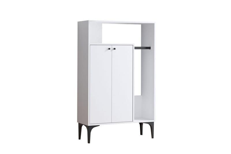 Gedalia Skoskap 90 cm - Hvit - Oppbevaring - Skooppbevaring - Skoskap