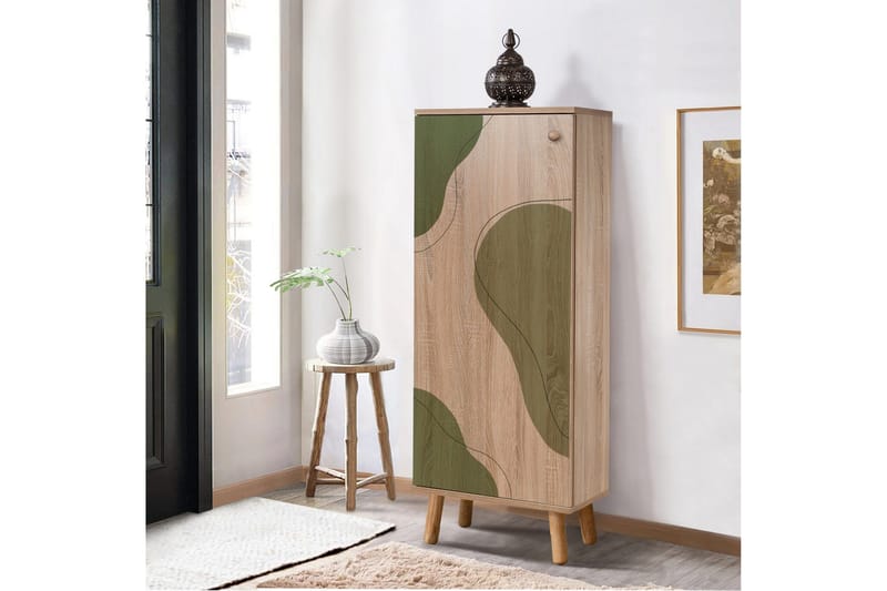 Gelsgan Skoskap 50 cm - Green - Oppbevaring - Skooppbevaring - Skoskap