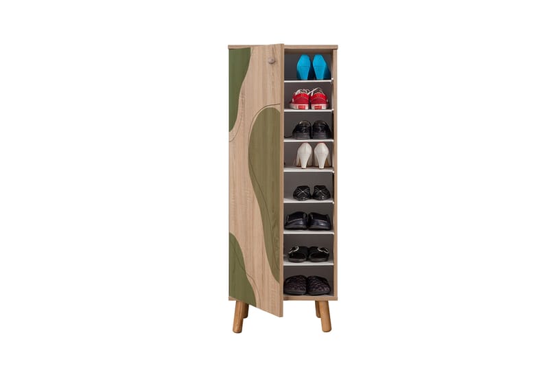 Gelsgan Skoskap 50 cm - Green - Skoskap - Gangoppbevaring - Skooppbevaring