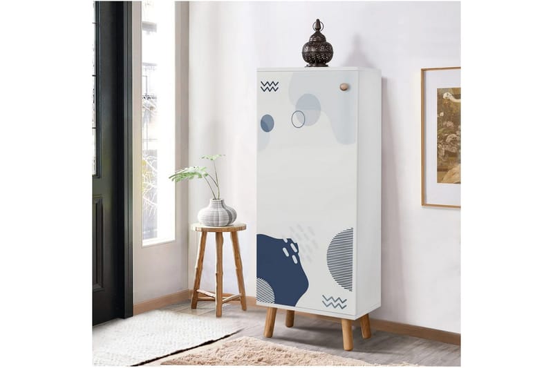 Gelsgan Skoskap 50 cm - Hvit - Oppbevaring - Skooppbevaring - Skoskap