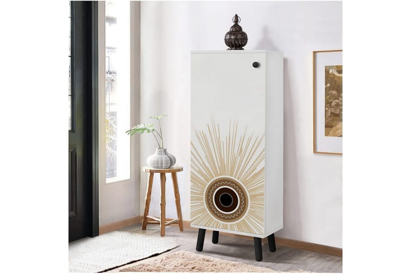 Gelsgan Skoskap 50 cm - Hvit - Oppbevaring - Skooppbevaring - Skoskap