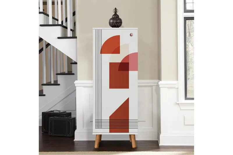 Gelsgan Skoskap 50 cm - Hvit - Oppbevaring - Skooppbevaring - Skoskap