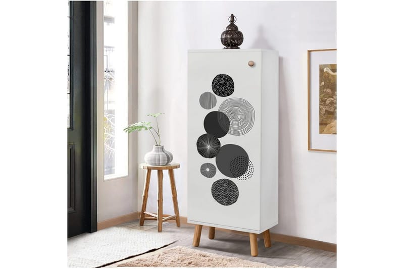 Gelsgan Skoskap 50 cm - Hvit - Oppbevaring - Skooppbevaring - Skoskap