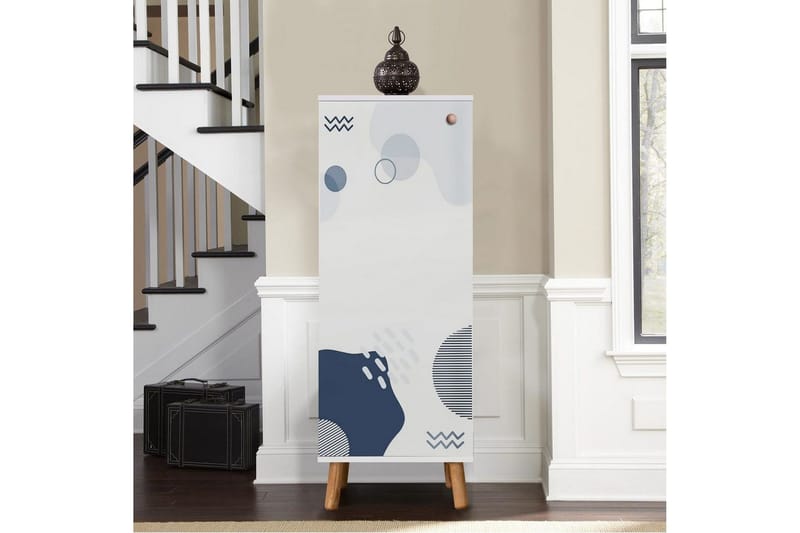 Gelsgan Skoskap 50 cm - Hvit - Oppbevaring - Skooppbevaring - Skoskap