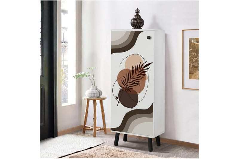 Gelsgan Skoskap 50 cm - Hvit - Oppbevaring - Skooppbevaring - Skoskap