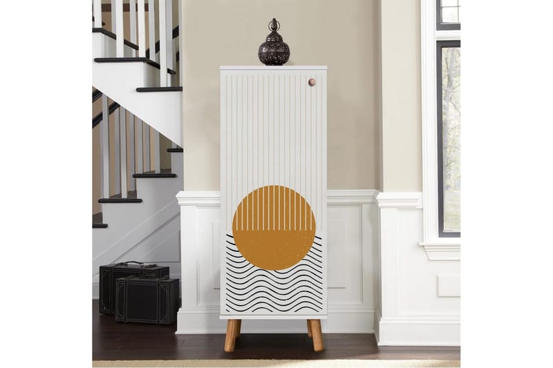 Gelsgan Skoskap 50 cm - Hvit - Oppbevaring - Skooppbevaring - Skoskap