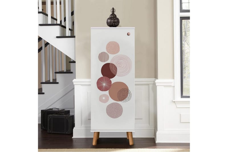 Gelsgan Skoskap 50 cm - Hvit - Oppbevaring - Skooppbevaring - Skoskap