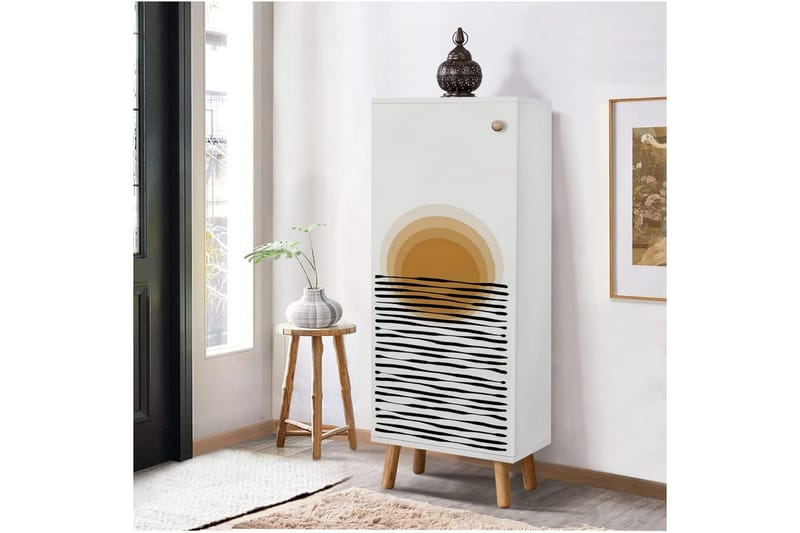 Gelsgan Skoskap 50 cm - Hvit - Oppbevaring - Skooppbevaring - Skoskap