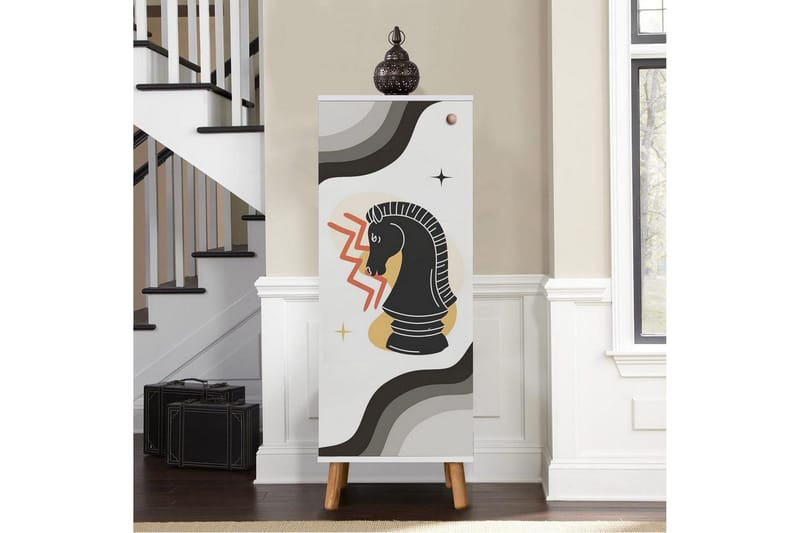 Gelsgan Skoskap 50 cm - Hvit - Oppbevaring - Skooppbevaring - Skoskap