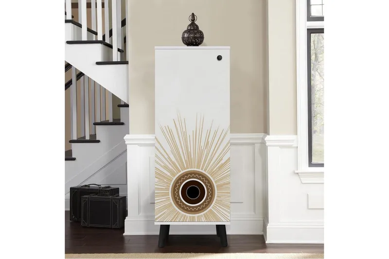 Gelsgan Skoskap 50 cm - Hvit - Oppbevaring - Skooppbevaring - Skoskap