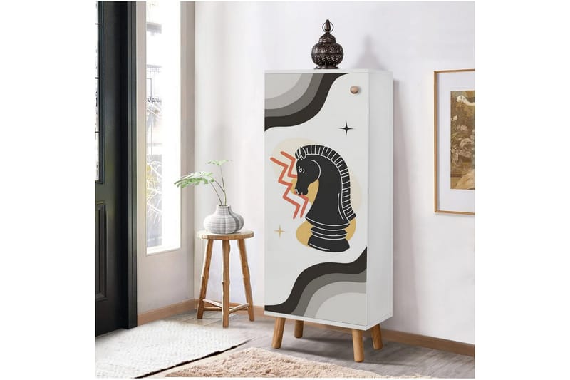 Gelsgan Skoskap 50 cm - Hvit - Oppbevaring - Skooppbevaring - Skoskap