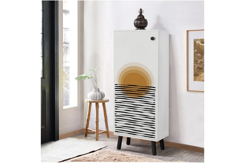 Gelsgan Skoskap 50 cm - Hvit - Oppbevaring - Skooppbevaring - Skoskap