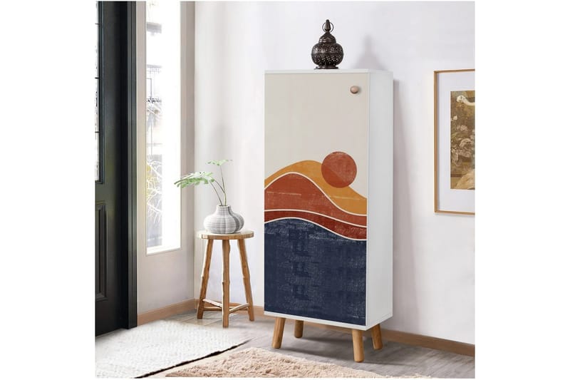 Gelsgan Skoskap 50 cm - Hvit - Oppbevaring - Skooppbevaring - Skoskap