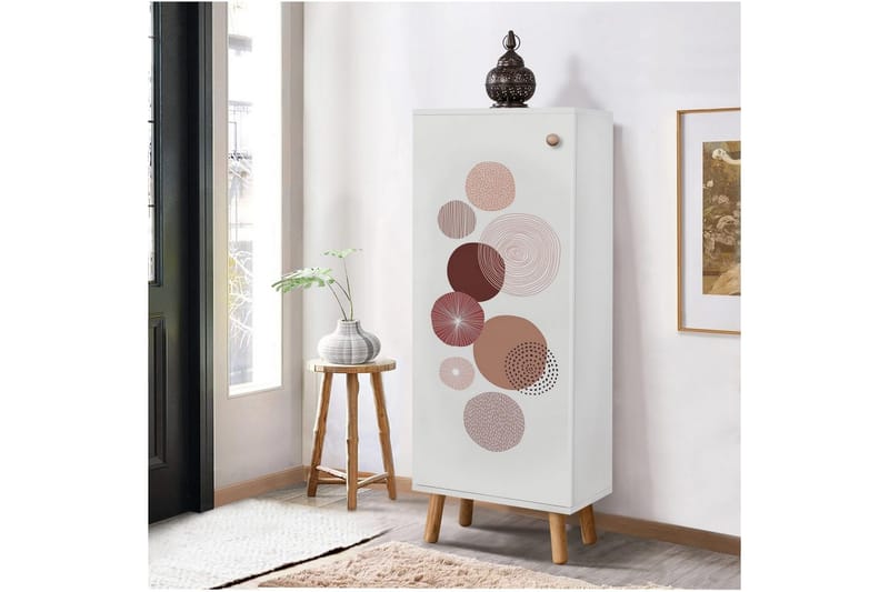 Gelsgan Skoskap 50 cm - Hvit - Oppbevaring - Skooppbevaring - Skoskap