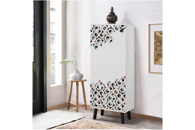 Gelsgan Skoskap 50 cm - Hvit - Oppbevaring - Skooppbevaring - Skoskap