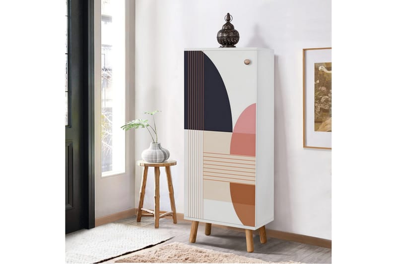 Gelsgan Skoskap 50 cm - Hvit - Oppbevaring - Skooppbevaring - Skoskap