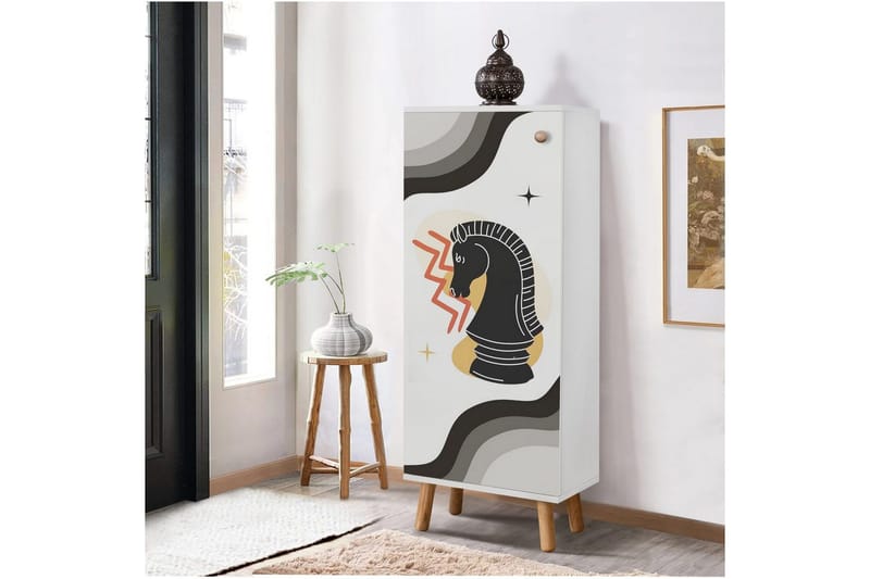 Gelsgan Skoskap 50 cm - Hvit - Oppbevaring - Skooppbevaring - Skoskap