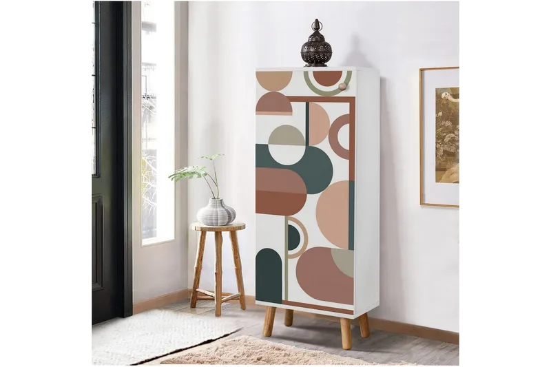 Gelsgan Skoskap 50 cm - Hvit - Oppbevaring - Skooppbevaring - Skoskap