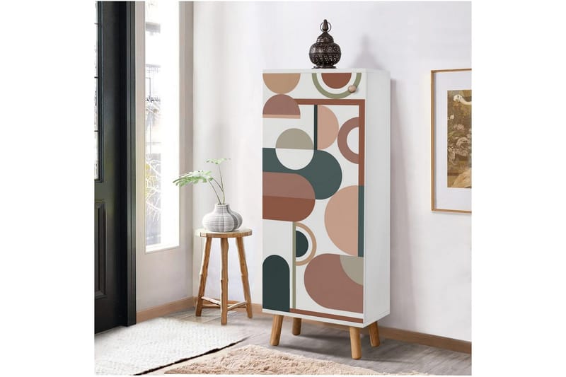 Gelsgan Skoskap 50 cm - Hvit - Oppbevaring - Skooppbevaring - Skoskap