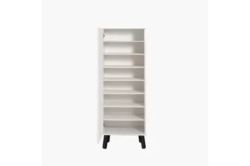 Gelsgan Skoskap 50 cm - Hvit/Sort - Oppbevaring - Skooppbevaring