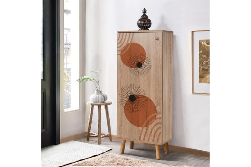 Gelsgan Skoskap 50 cm - Lyse brun - Oppbevaring - Skooppbevaring - Skoskap