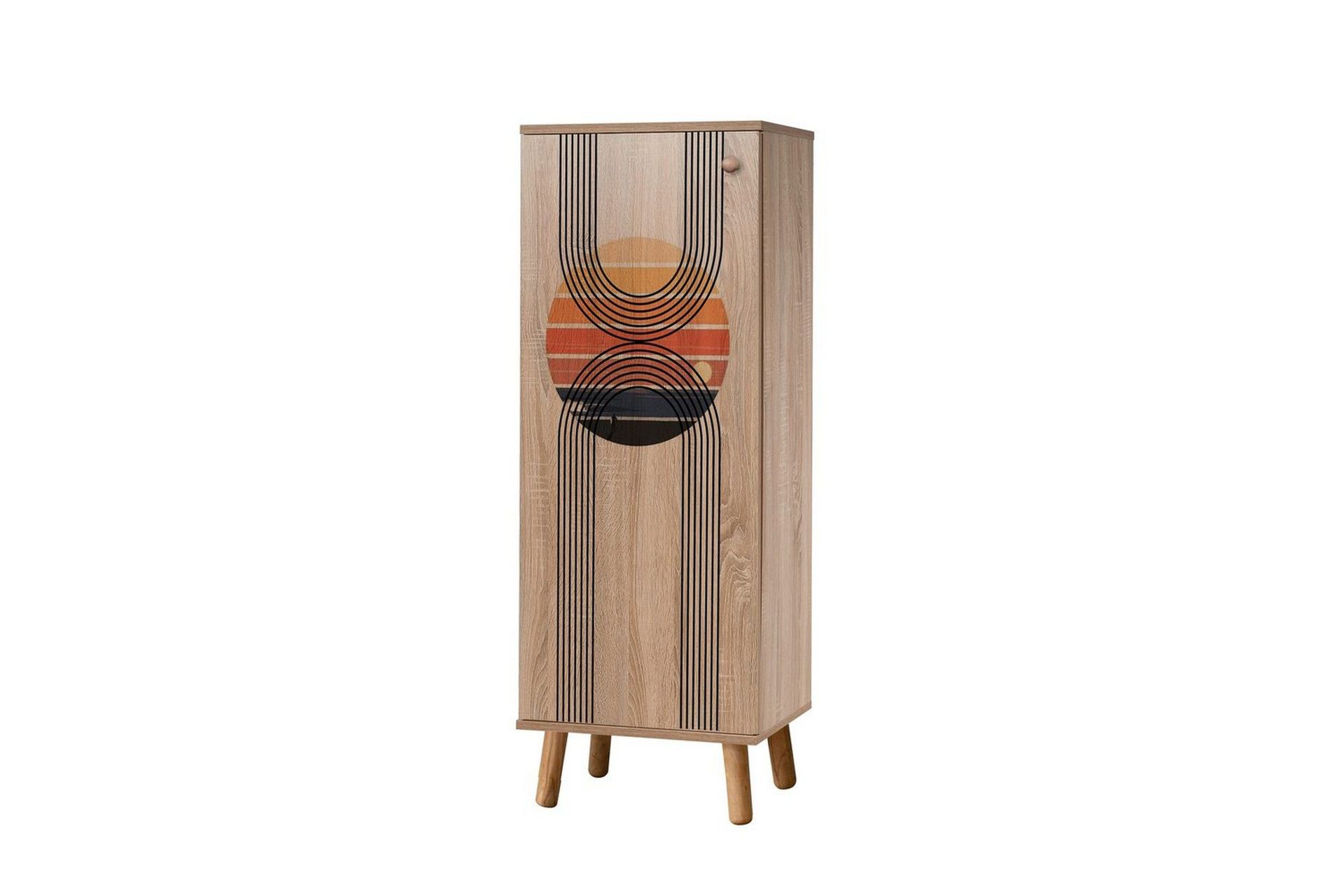 Gelsgan Skoskap 50 cm - Natur