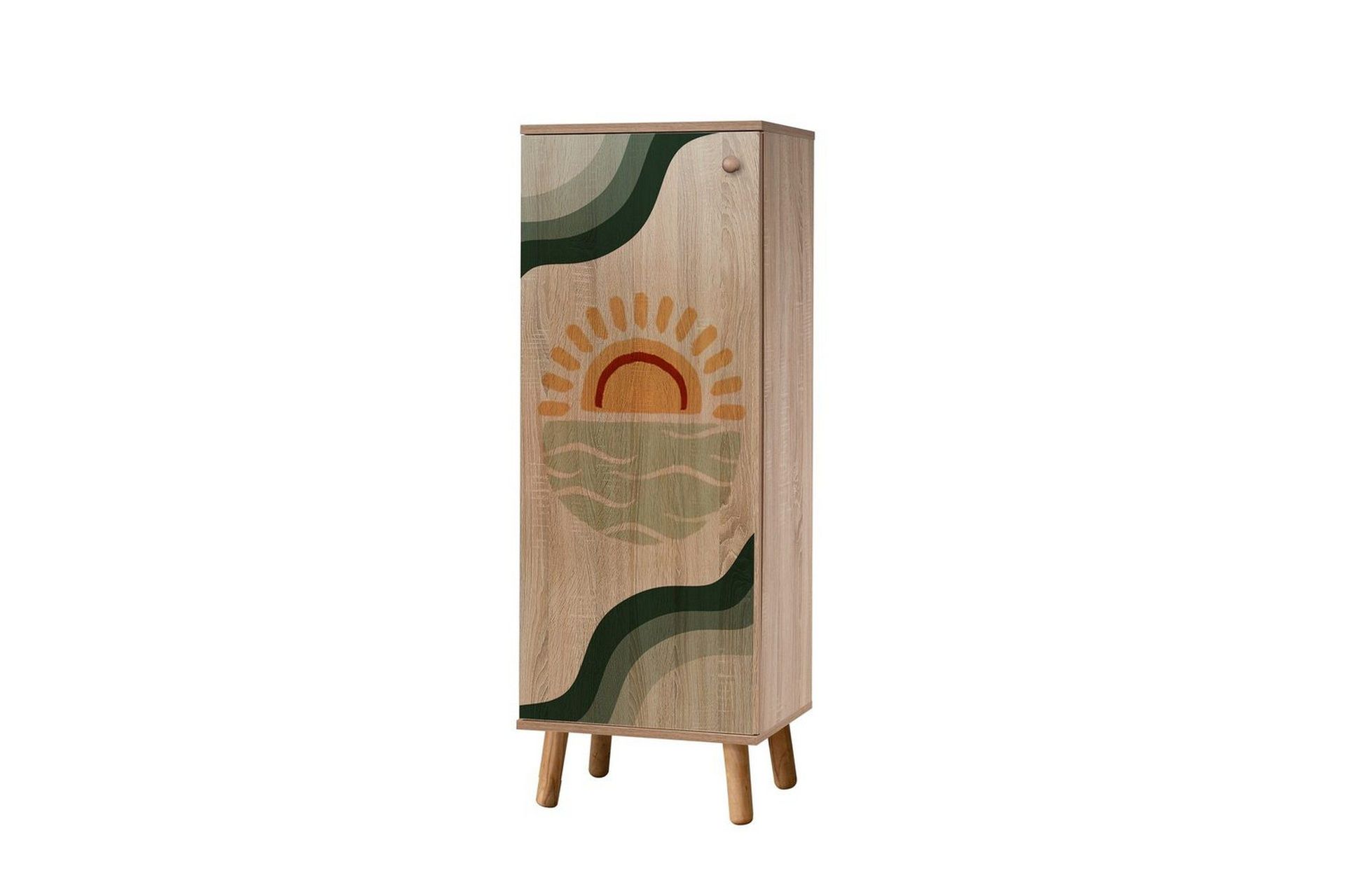 Gelsgan Skoskap 50 cm - Natur