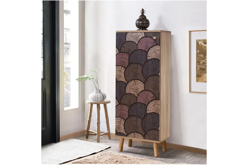 Gelsgan Skoskap 50 cm - Natur - Oppbevaring - Skooppbevaring - Skoskap