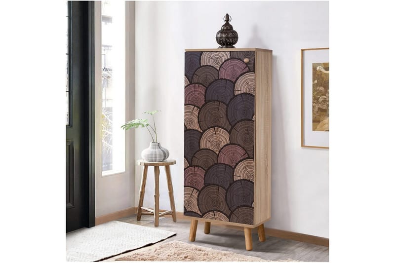 Gelsgan Skoskap 50 cm - Natur - Oppbevaring - Skooppbevaring - Skoskap