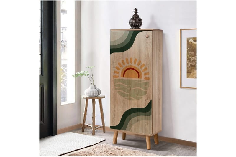 Gelsgan Skoskap 50 cm - Natur - Oppbevaring - Skooppbevaring - Skoskap