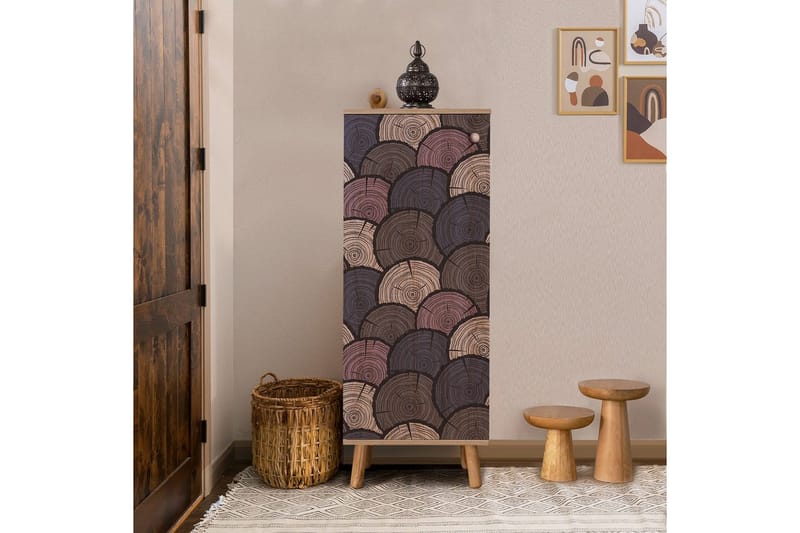 Gelsgan Skoskap 50 cm - Natur - Oppbevaring - Skooppbevaring - Skoskap