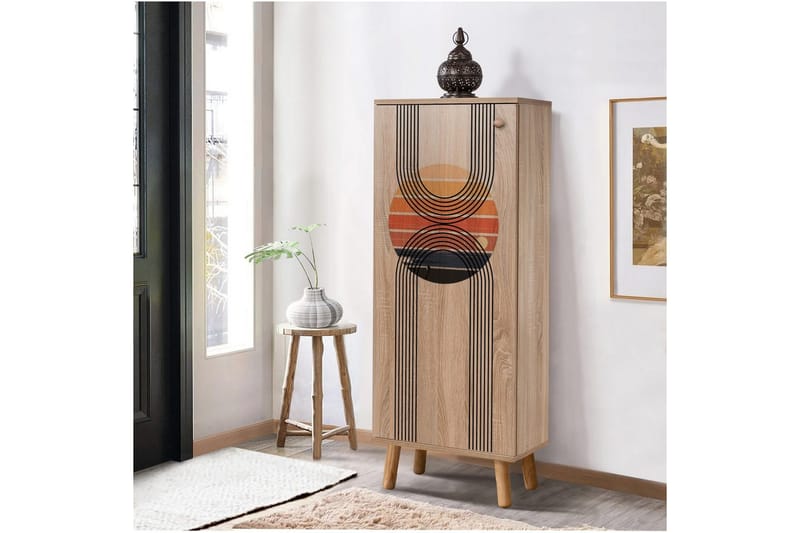 Gelsgan Skoskap 50 cm - Natur - Oppbevaring - Skooppbevaring - Skoskap