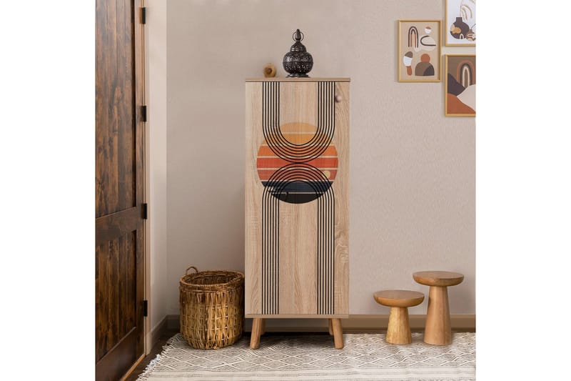 Gelsgan Skoskap 50 cm - Natur - Oppbevaring - Skooppbevaring - Skoskap