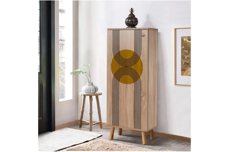 Gelsgan Skoskap 50 cm - Natur - Oppbevaring - Skooppbevaring - Skoskap