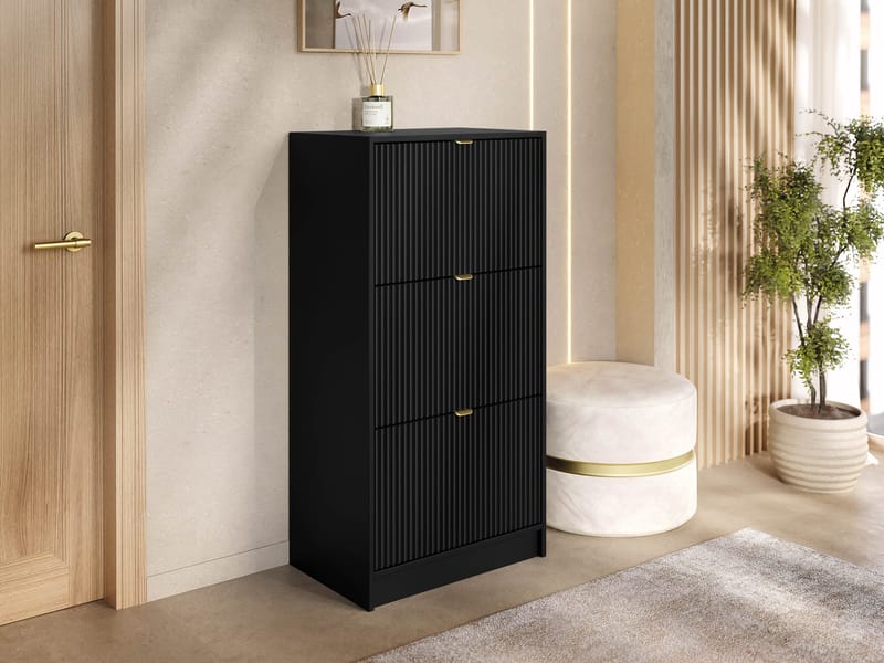 Gudelia Skoskap 60 cm - svart - Oppbevaring - Skooppbevaring - Skoskap