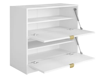 Gudelia Skoskap 80 cm - hvit - Oppbevaring - Skooppbevaring