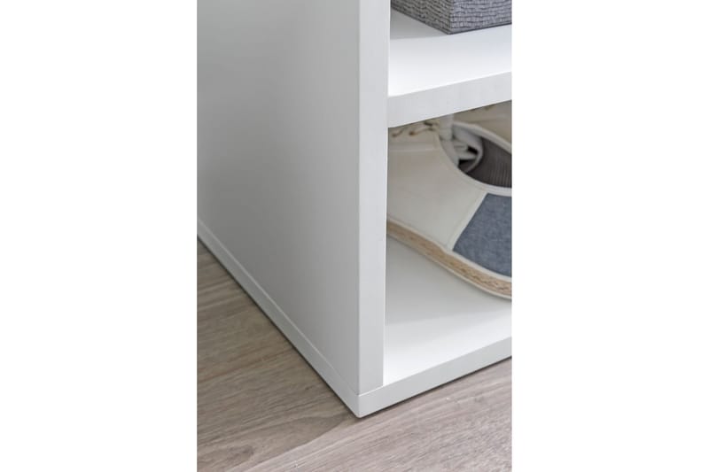 Gunnersbury Skohylle 104x32 cm - Hvit - Oppbevaring - Skooppbevaring
