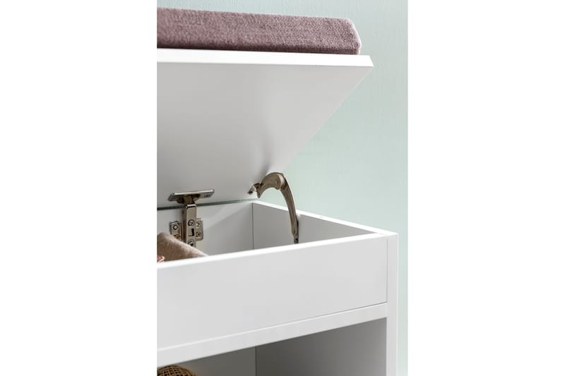 Gunnersbury Skohylle 104x32 cm - Hvit - Oppbevaring - Skooppbevaring
