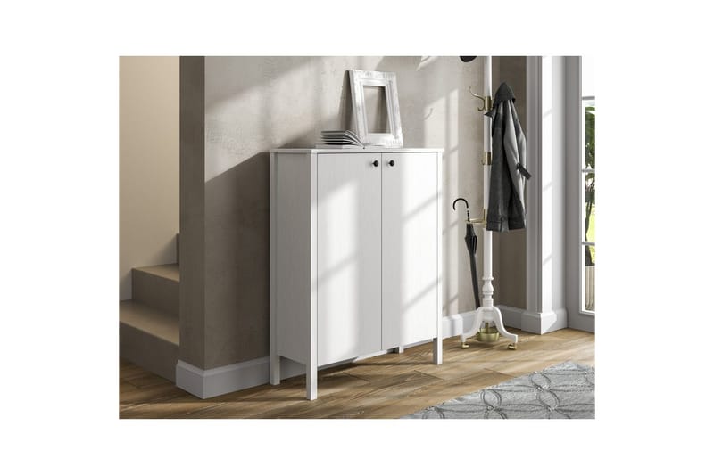 Haviland Skoskap 90 cm - Natur/Hvit - Oppbevaring - Skooppbevaring - Skoskap