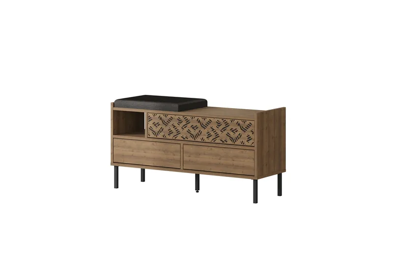 Heaton Skoskap 111 cm, Brun