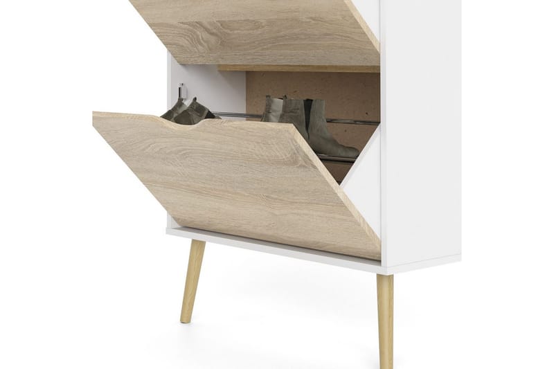 Hostafranc Skoskap 70 cm - Hvit - Oppbevaring - Skooppbevaring - Skoskap