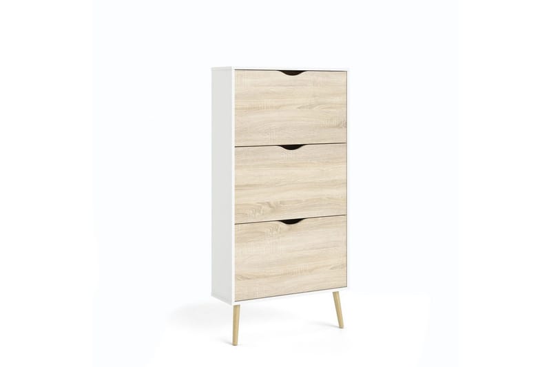 Hostafranc Skoskap 70 cm - Hvit - Oppbevaring - Skooppbevaring - Skoskap