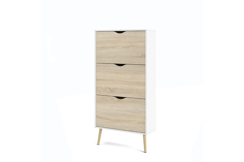 Hostafranc Skoskap 70 cm - Hvit - Oppbevaring - Skooppbevaring - Skoskap